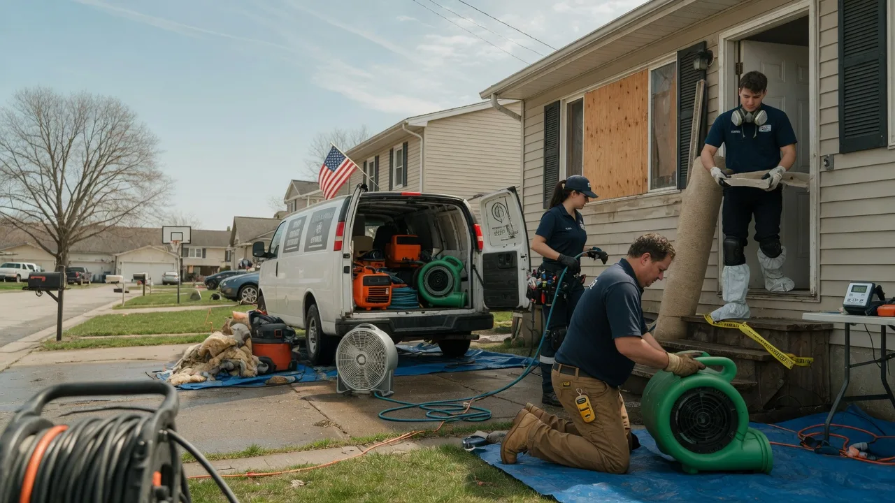 Water Damage Restoration in Marinette, WI near me